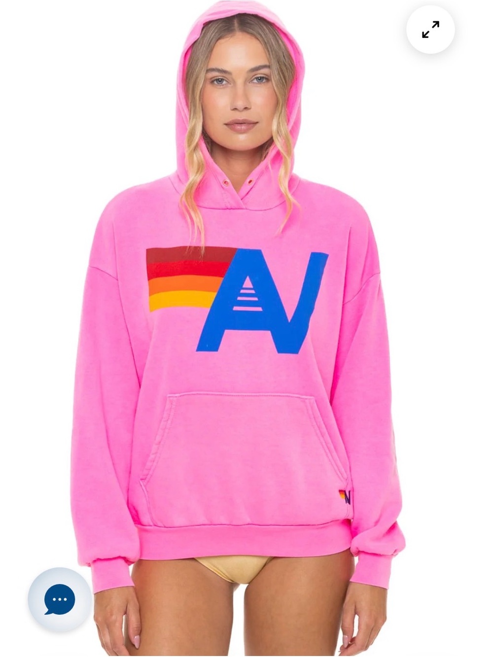 LOGO PULLOVER RELAXED HOODIE - NEON PINK
Msrp $189.00